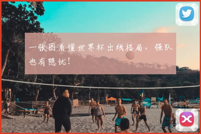 一张图看懂世界杯出线格局,强队也有隐忧!